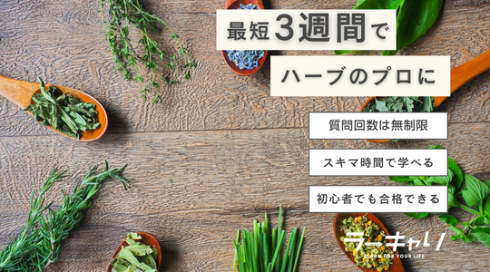 ハーブプロフェッショナル資格取得講座